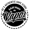 all white EasyPuff Vape Store Logo