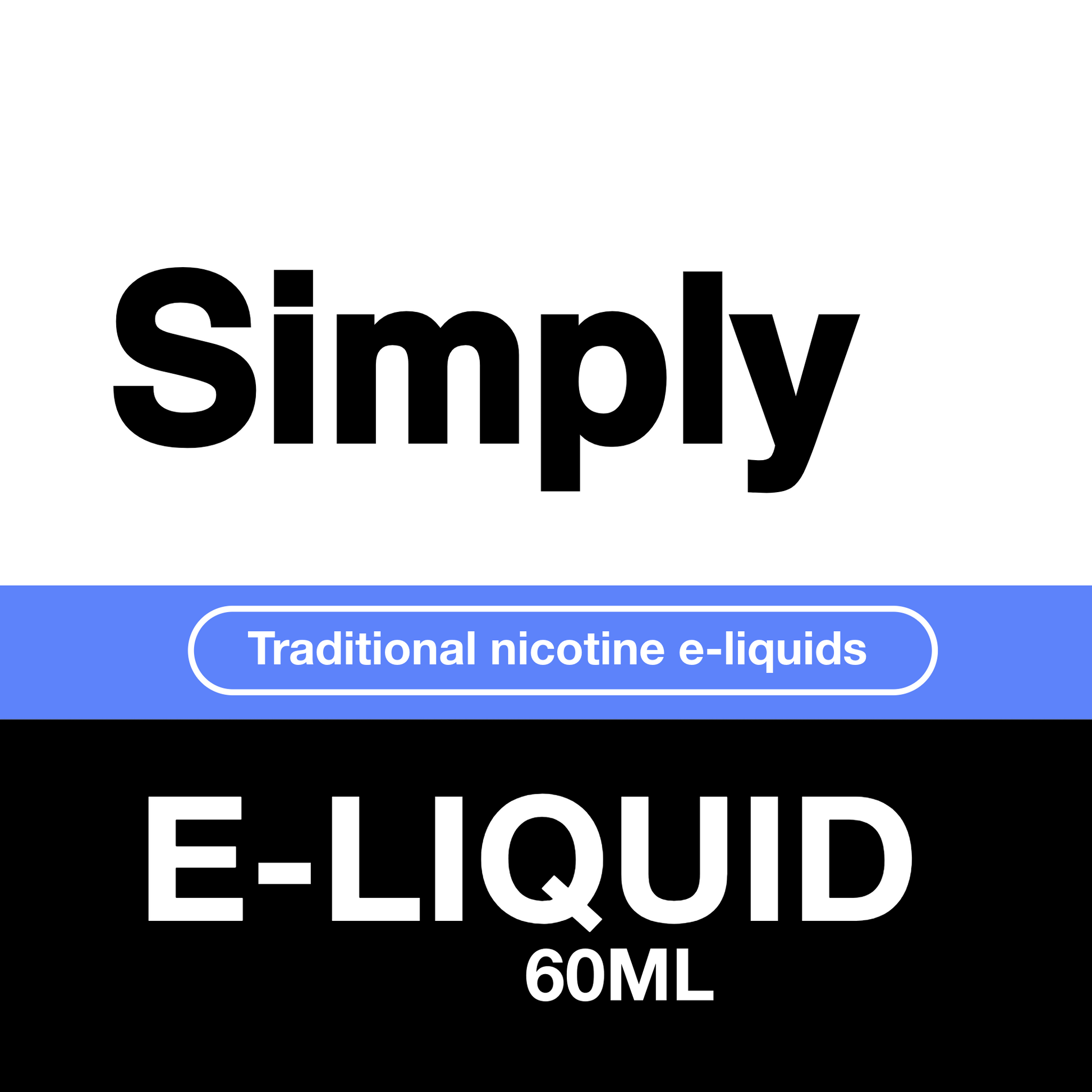 simply Freebase 60ml  e-liquids delivering maximum taste experience in 60ml bottles