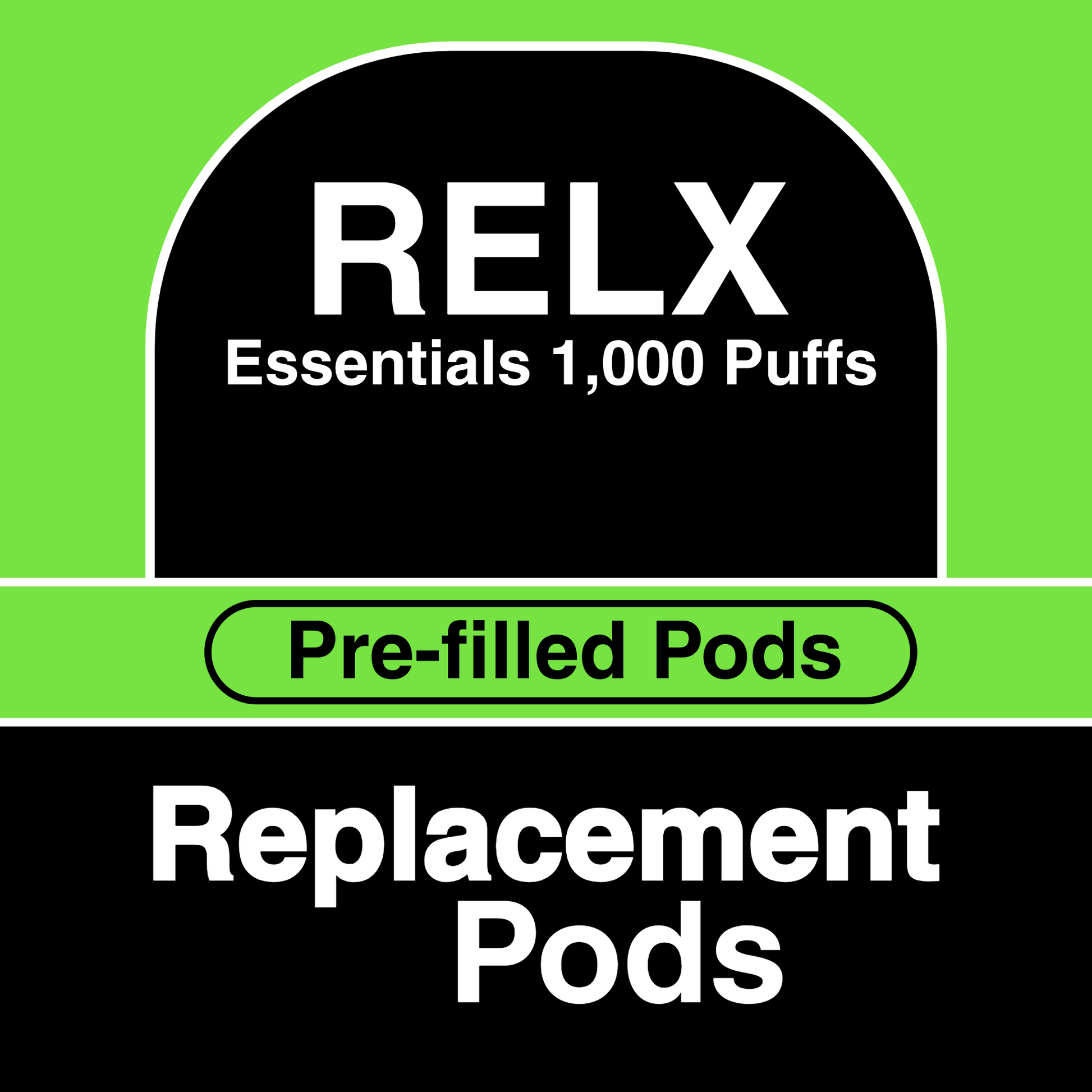 RELX Essential Vape Pods Pro Collection
