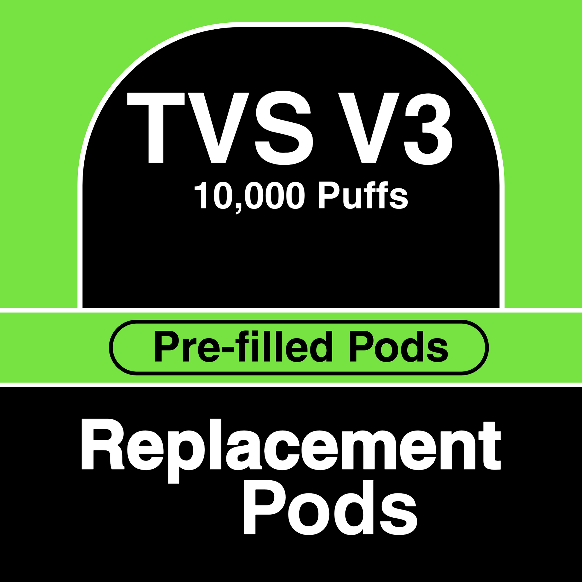 TVS Bar V3 (10000 Puff Refill Cartridge)
