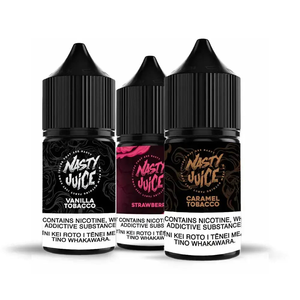 Nasty juice 30ml bottles 8 flavours including tobacco,berries,grape 
