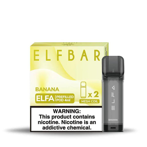 Elfbar Elfa Prefilled Pod in Banana flavour
