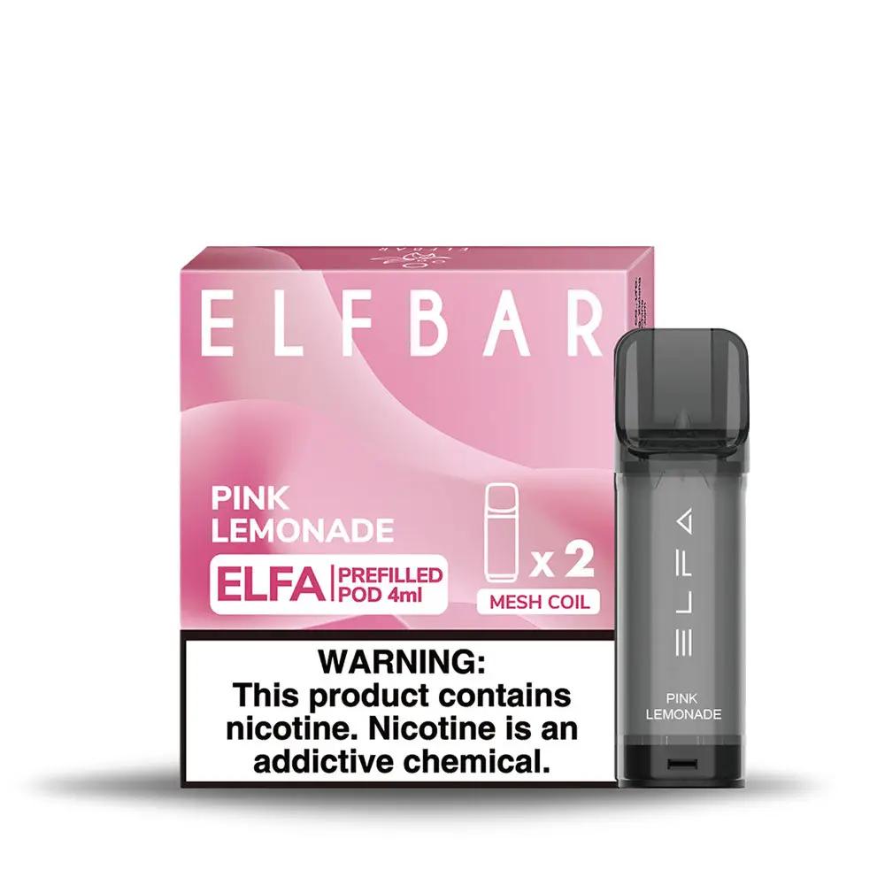Elfbar Elfa Prefilled Pod in Pink Lemonade flavour